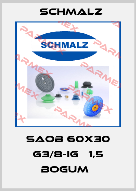 SAOB 60X30 G3/8-IG   1,5 BOGUM   Schmalz