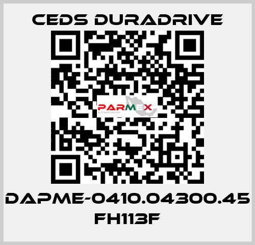 DAPME-0410.04300.45 FH113F Ceds Duradrive