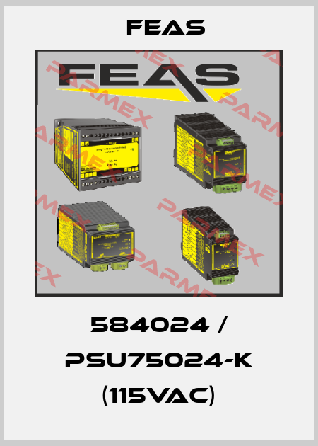 584024 / PSU75024-K (115VAC) Feas