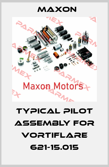 Typical pilot assembly for Vortiflare 621-15.015 Maxon
