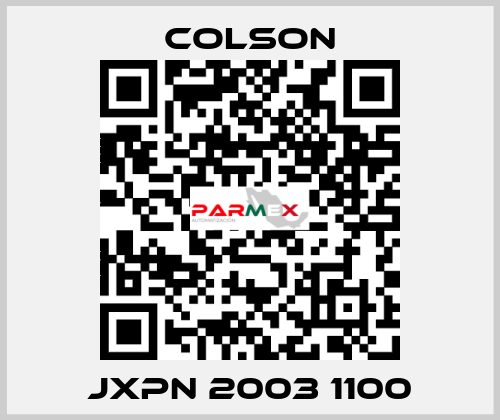 JXPN 2003 1100 Colson