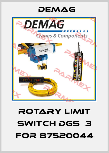 Rotary limit switch DGS  3 for 87520044 Demag