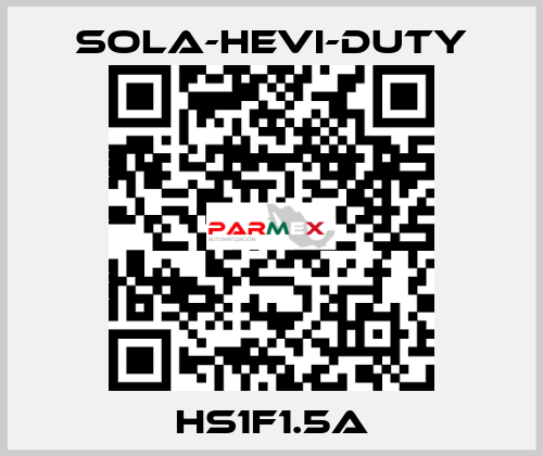 HS1F1.5A Sola-Hevi-Duty