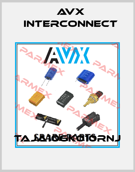 TAJA106K010RNJ AVX INTERCONNECT
