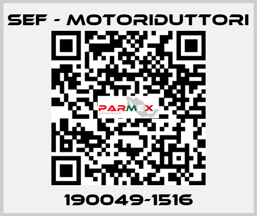 190049-1516 SEF - MOTORIDUTTORI