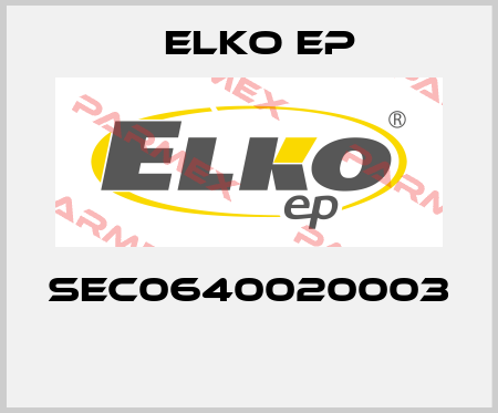 SEC0640020003  Elko EP