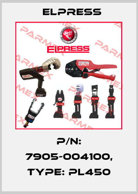 p/n: 7905-004100, Type: PL450 Elpress