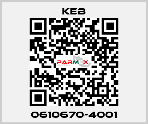 0610670-4001 KEB