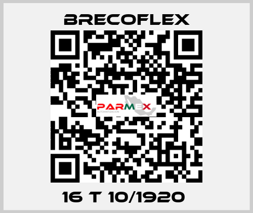 16 T 10/1920  Brecoflex