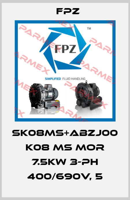 SK08MS+ABZJ00 K08 MS MOR 7.5kW 3-ph 400/690V, 5 Fpz