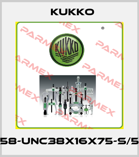 58-UNC38x16x75-S/5 KUKKO