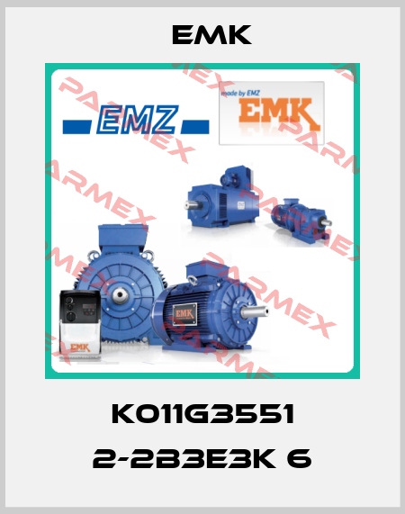 K011G3551 2-2B3E3K 6 EMK