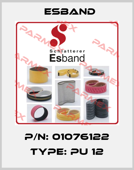 p/n: 01076122 type: PU 12 Esband