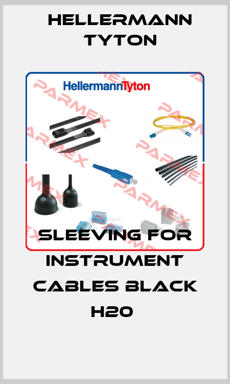 SLEEVING FOR INSTRUMENT CABLES BLACK H20  Hellermann Tyton