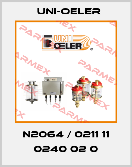 N2064 / 0211 11 0240 02 0 Uni-Oeler