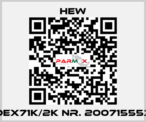 DEX71K/2K Nr. 200715553 HEW