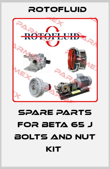 SPARE PARTS FOR BETA 65 J BOLTS AND NUT KIT  Rotofluid