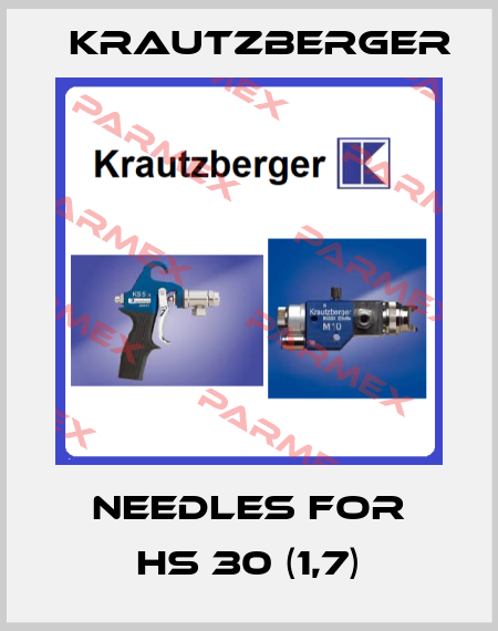 needles for HS 30 (1,7) Krautzberger