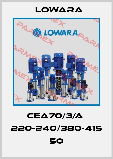 CEA70/3/A  220-240/380-415  50 Lowara