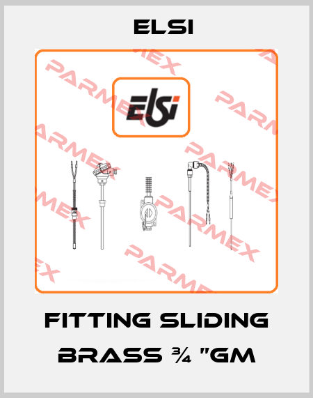 Fitting sliding brass ¾ ”GM Elsi