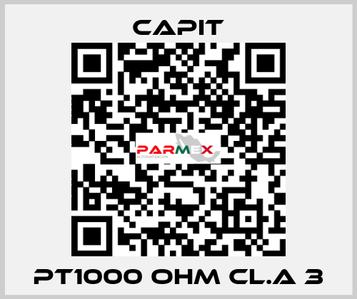 PT1000 OHM CL.A 3 Capit