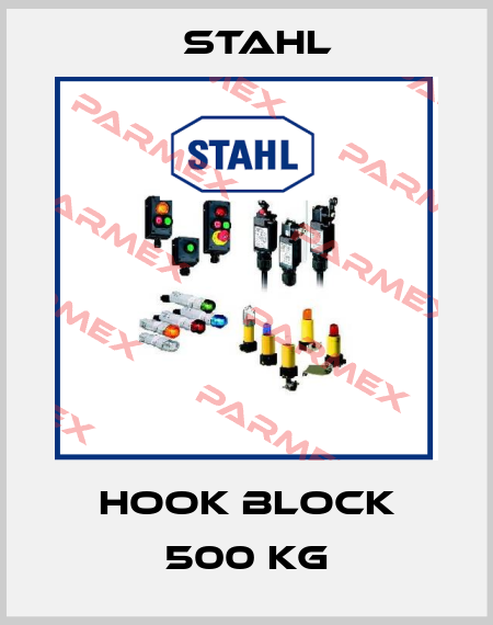 Hook block 500 kg Stahl