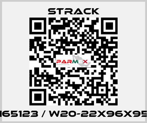 165123 / W20-22X96X95 Strack