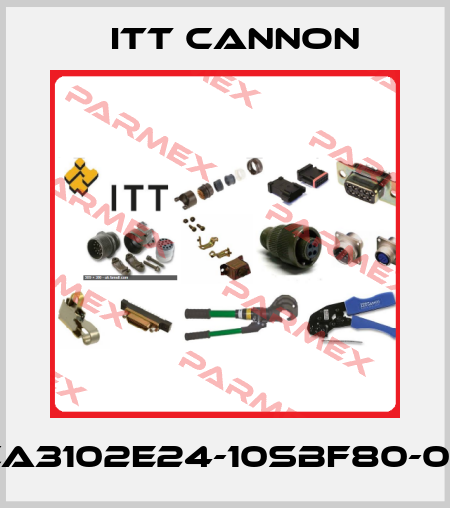 CA3102E24-10SBF80-05 Itt Cannon