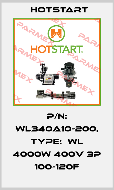 P/N: WL340A10-200, Type:  WL 4000W 400V 3P 100-120F Hotstart