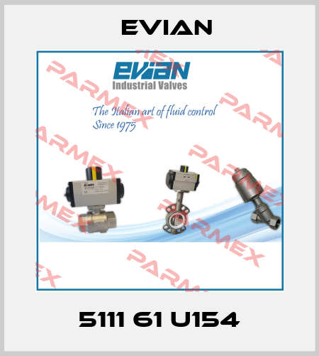 5111 61 U154 Evian