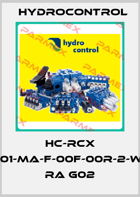 HC-RCX 03-A01-MA-F-00F-00R-2-WF53- RA G02 Hydrocontrol