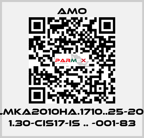 LMKA2010HA.1710..25-20- 1.30-CIS17-IS .. -001-83 Amo