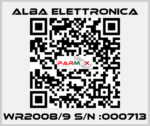 WR2008/9 S/N :000713 ALBA ELETTRONICA