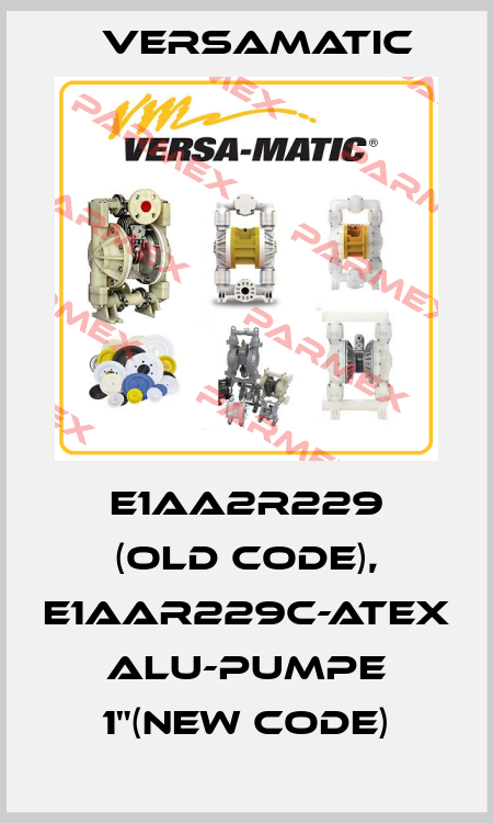 E1AA2R229 (old code), E1AAR229C-ATEX Alu-Pumpe 1"(new code) VersaMatic