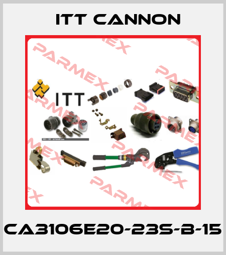 CA3106E20-23S-B-15 Itt Cannon