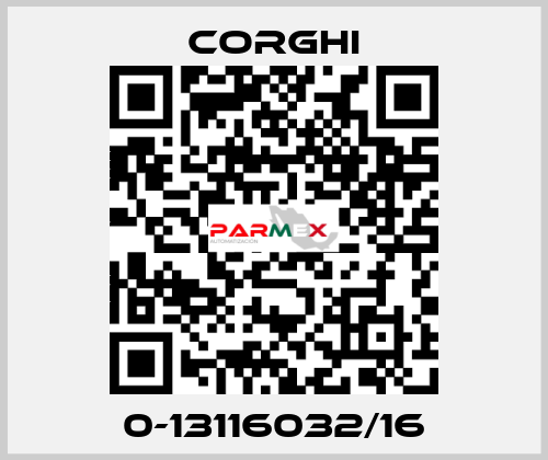 0-13116032/16 Corghi