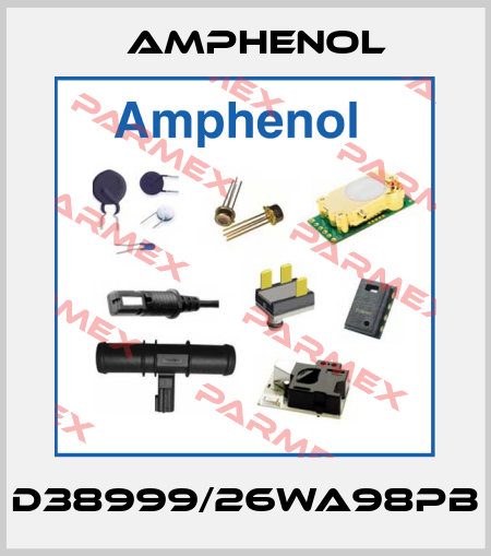 D38999/26WA98PB Amphenol