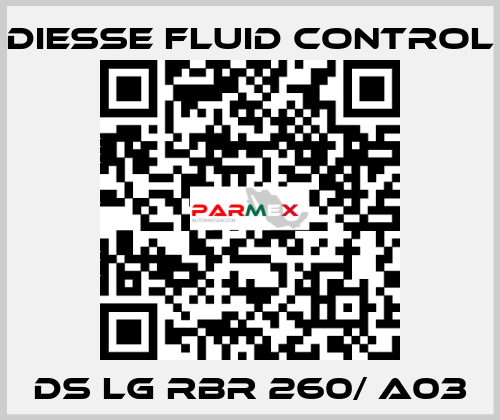 DS LG RBR 260/ A03 DIESSE Fluid Control
