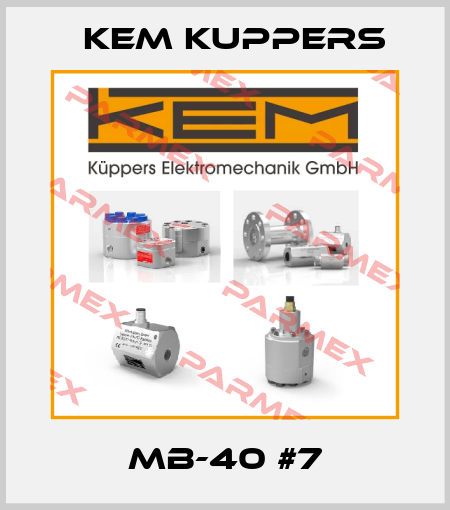 MB-40 #7 Kem Kuppers