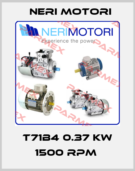 T71B4 0.37 KW 1500 RPM  Neri Motori