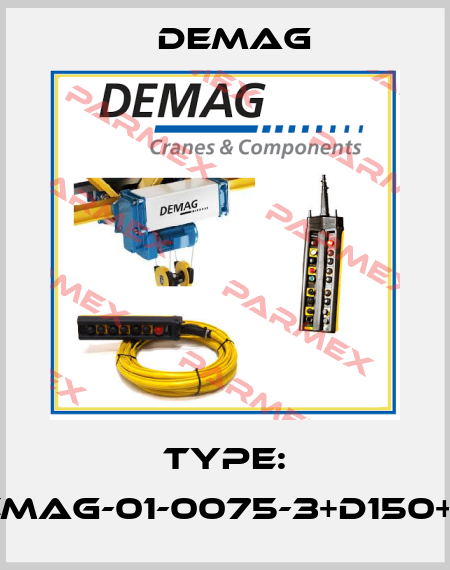 Type: ACS800-DEMAG-01-0075-3+D150+E202+N652 Demag
