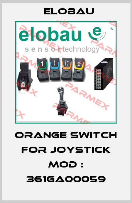orange switch for joystick mod : 361GA00059 Elobau