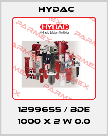 1299655 / BDE 1000 X 2 W 0.0 Hydac