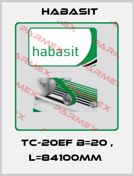 TC-20EF B=20 , L=84100MM  Habasit