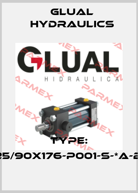 Type: KR-125/90X176-P001-S-*A-2-10-E Glual Hydraulics