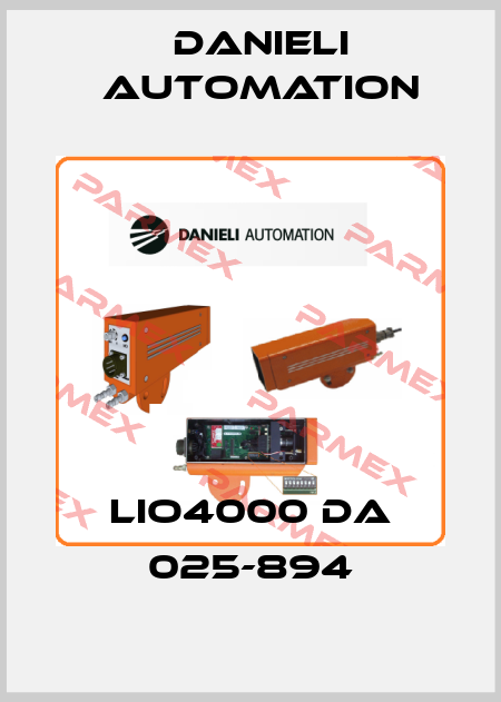 LIO4000 DA 025-894 DANIELI AUTOMATION