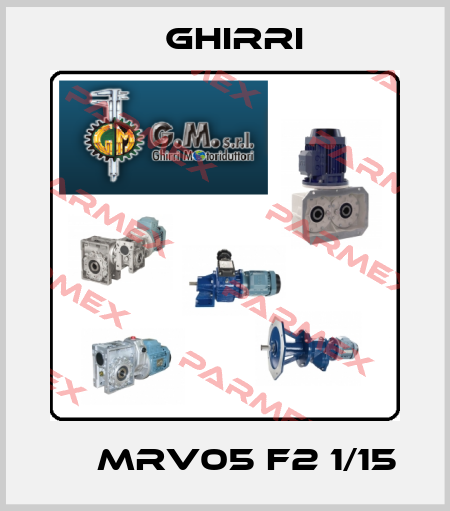  	  MRV05 F2 1/15 Ghirri