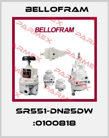 SR551-DN25DW :0100818 Bellofram