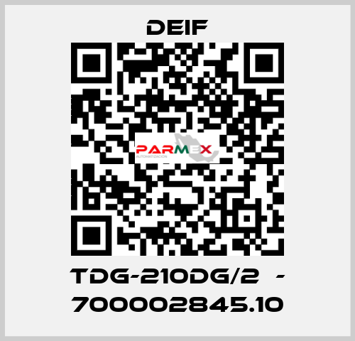 TDG-210DG/2  - 700002845.10 Deif