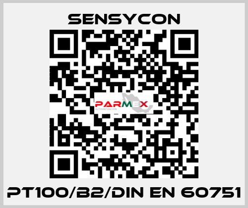 PT100/B2/DIN EN 60751 SENSYCON